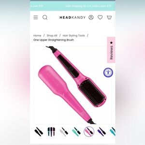 NWOT Head Kandy One Upper Hair Straightener